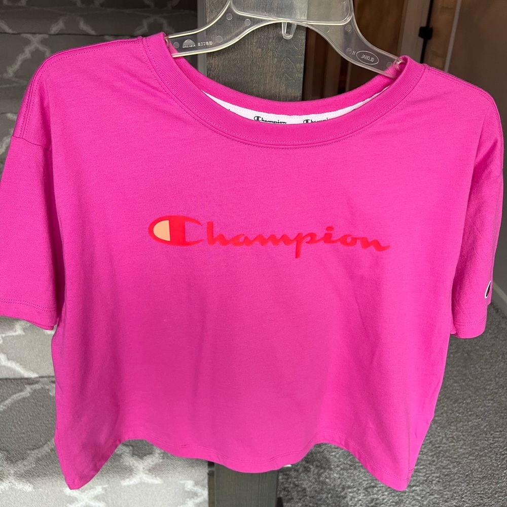 rose pink Champion shirt💗